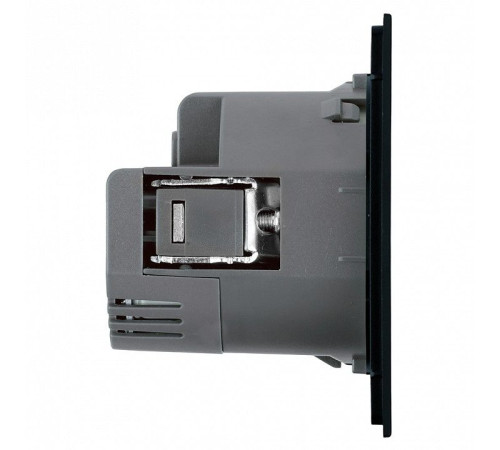 Розетка с заземлением и со шторкой и 2хUSB type A и C, без рамки Stekker Мия 50452
