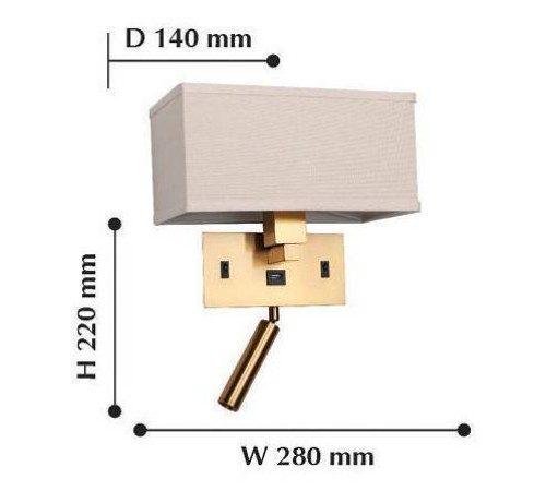 Бра с подсветкой Favourite Lectio 2225-2W