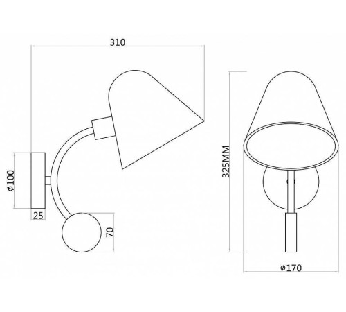Бра Favourite Statera 3045-1W