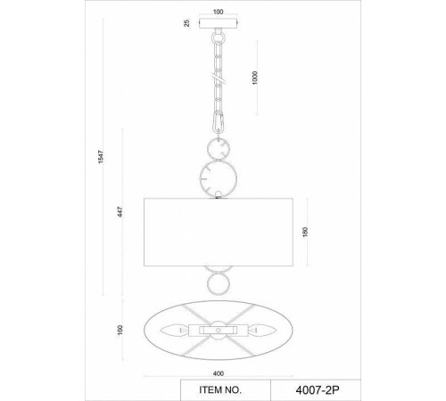 Подвесной светильник Favourite Ferrous 4007-2P