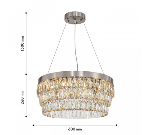 Подвесная люстра Favourite Magnitudo 4715-12P