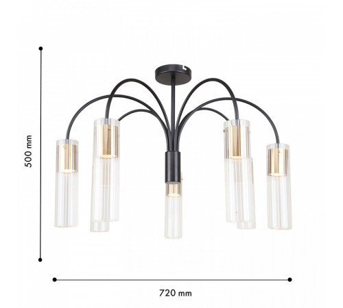 Люстра на штанге F-promo Kors 4740-7C