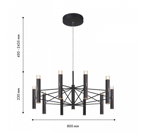 Подвесная люстра Favourite Blick 4758-10P