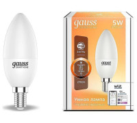Лампа светодиодная с управлением через Wi-Fi Gauss Smart Home E14 5Вт 2700K 1100112