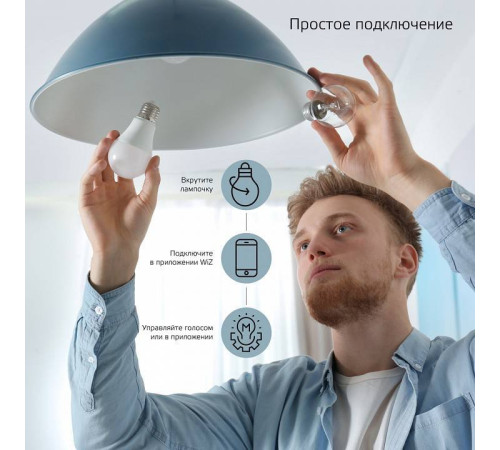 Лампа светодиодная с управлением через Wi-Fi Gauss Smart Home E14 5Вт 2700K 1100112