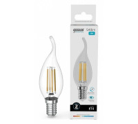 Лампа светодиодная Gauss Filament Elementary E14 8Вт 4100K 42128