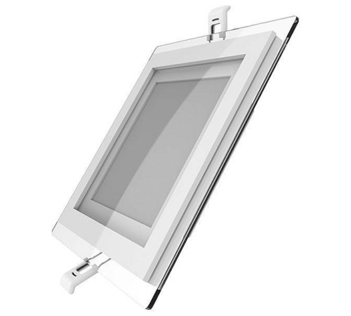 Встраиваемый светильник Gauss Glass LED 12 Вт 3000K квадратный 948111112