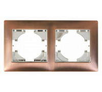 Рамка на 2 поста Gusi Electric BRAVO С1020-038