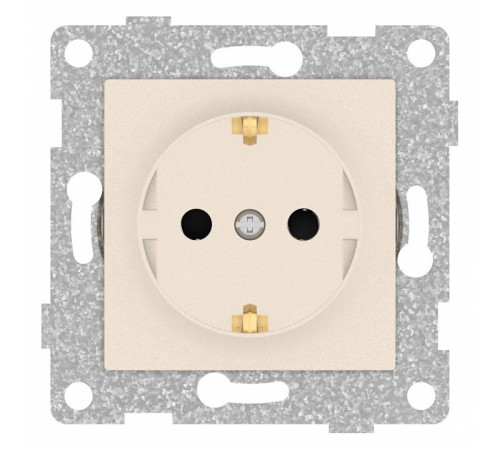 Розетка с заземлением и со шторкой, без рамки Gusi Electric UGRA С11Р4-003