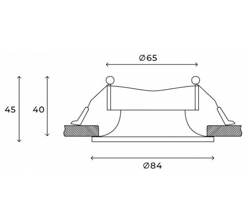 Встраиваемый светильник Hesby Lighting Envision HSBL_0109