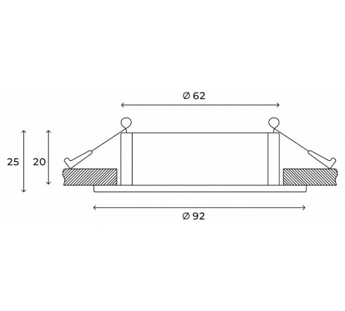 Встраиваемый светильник Hesby Lighting Solis HSBL_0113