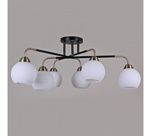 Потолочная люстра ILLUMICO IL0252-6CSQ-79 BK AB