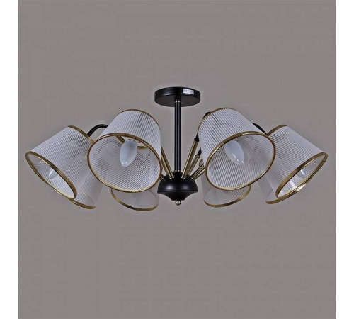 Люстра на штанге ILLUMICO IL0344-8CSQ-79 BK AB