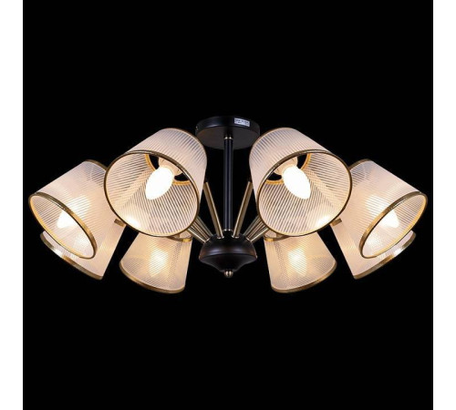 Люстра на штанге ILLUMICO IL0344-8CSQ-79 BK AB