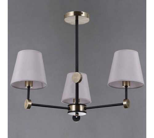 Люстра на штанге ILLUMICO CASTOR IL0394-3CSQ-24 BK AB CASTOR