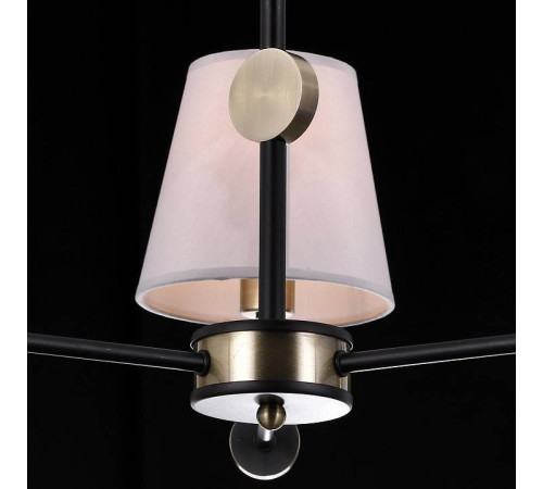 Люстра на штанге ILLUMICO CASTOR IL0394-3CSQ-24 BK AB CASTOR