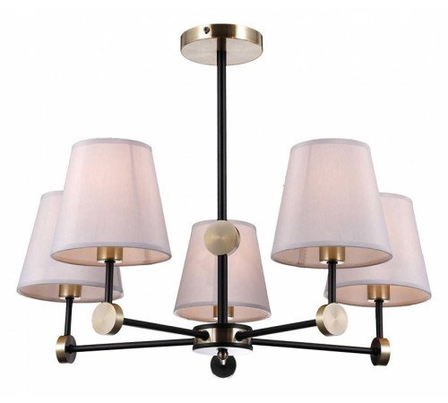 Люстра на штанге ILLUMICO CASTOR IL0394-5CSQ-24 BK AB CASTOR