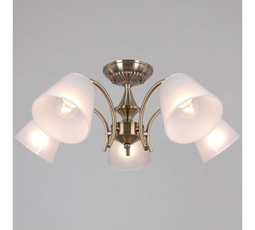 Люстра на штанге ILLUMICO IL0910-5CSQ-26 AB ELITE