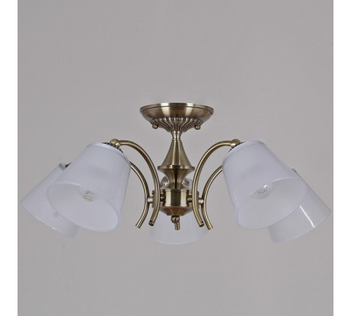 Люстра на штанге ILLUMICO IL0910-5CSQ-26 AB ELITE