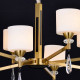 Подвесная люстра ILLUMICO IL5182 IL5182-8PLS-29 BRASS KELTIC