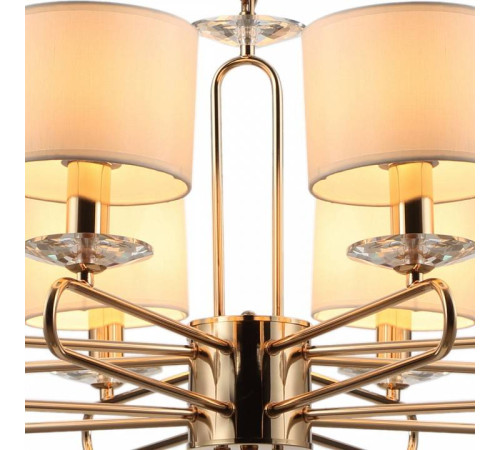 Подвесная люстра ILLUMICO IL6196-8P-17 GD