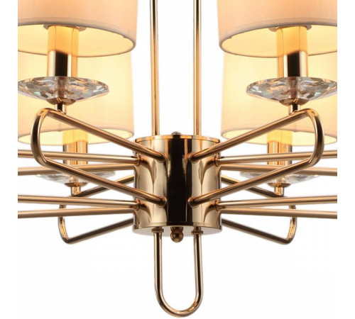 Подвесная люстра ILLUMICO IL6196-8P-17 GD