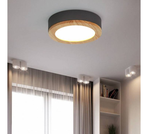 Накладной светильник ImperiumLoft Wudda Серый WUDDA01