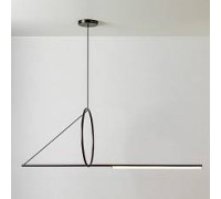 Подвесной светильник Imperiumloft Suspension Cercle Et Trait Graphite Satine 40.1282-0