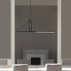 Подвесной светильник Imperiumloft Suspension Cercle Et Trait Graphite Satine 40.1282-0