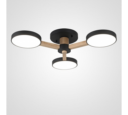 Люстра на штанге Imperiumloft TURNA Black TURNA01