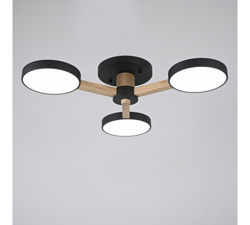 Люстра на штанге Imperiumloft TURNA Black TURNA01