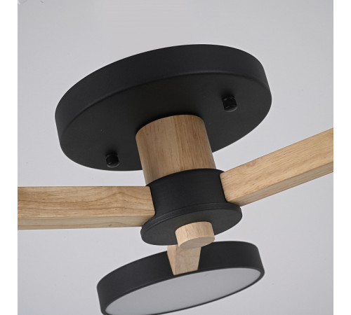 Люстра на штанге Imperiumloft TURNA Black TURNA01