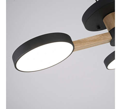 Люстра на штанге Imperiumloft TURNA Black TURNA01