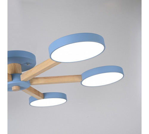 Люстра на штанге Imperiumloft TURNA Blue TURNA01