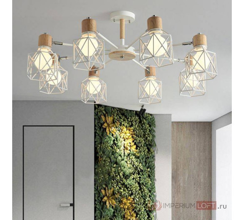 Люстра на штанге Imperiumloft Corf White CORF-B01