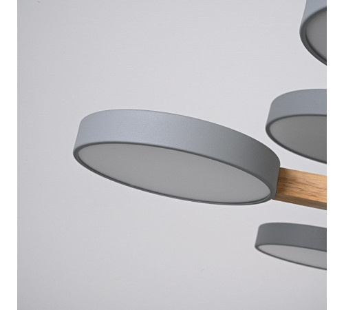 Люстра на штанге Imperiumloft TURNA Gray TURNA-DBL01