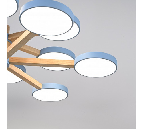 Люстра на штанге Imperiumloft TURNA Blue TURNA-DBL01