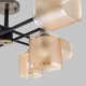 Люстра на штанге Imex MD.4212 MD.4212-8-S-BK+AB