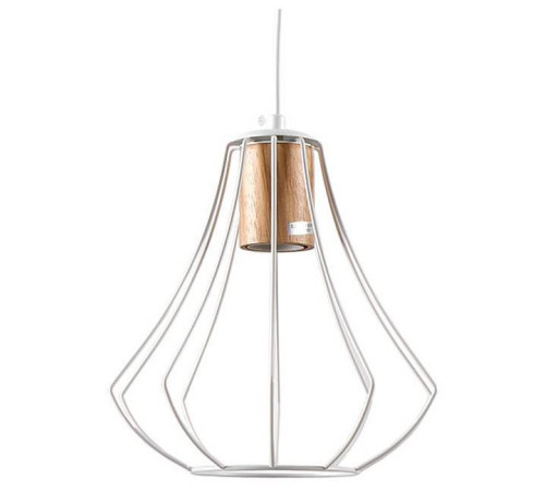 Подвесной светильник Imex MD.9052 MD.9052-1-P-WH+WOOD
