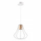 Подвесной светильник Imex MD.9052 MD.9052-1-P-WH+WOOD