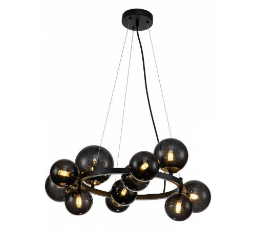 Подвесная люстра Indigo Molecola 11018/11P Black