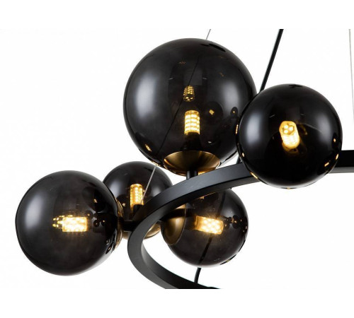 Подвесная люстра Indigo Molecola 11018/11P Black