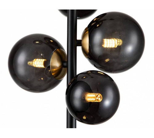 Подвесная люстра Indigo Molecola 11018/6P Black