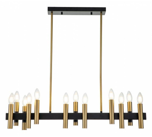 Люстра на штанге Indigo Cero 13009/12PL Black