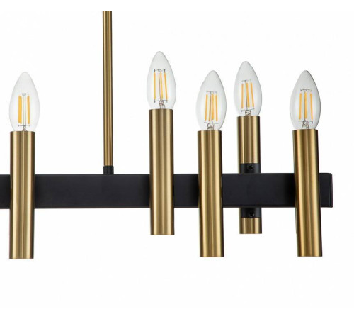 Люстра на штанге Indigo Cero 13009/12PL Black