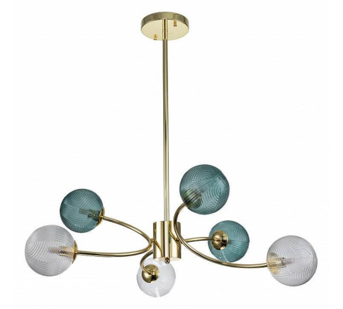 Люстра на штанге Indigo Selva 11032/6R Gold