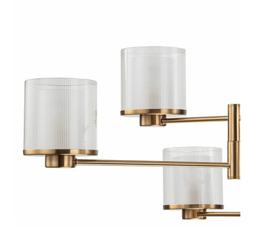 Люстра на штанге Indigo Bilancia 13023/6R Brass