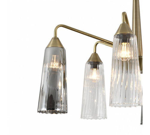 Люстра на штанге Indigo Campana 13028/6R Brass