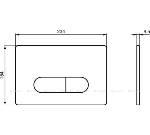 Комплект инсталляция Ideal Standard ProSys 120 M и панель смыва Oleas P1 хром R0309AA