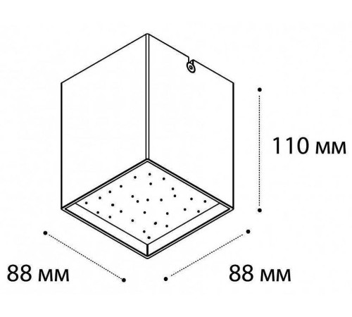 Накладной светильник Italline DL 3028 DL 3028 black 3000K